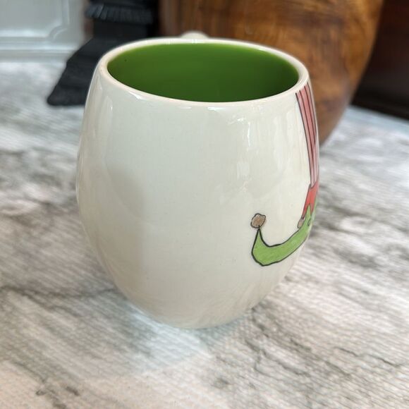 Rae Dunn Santa's Helper Elf Feet Mug - Picture 5 of 8